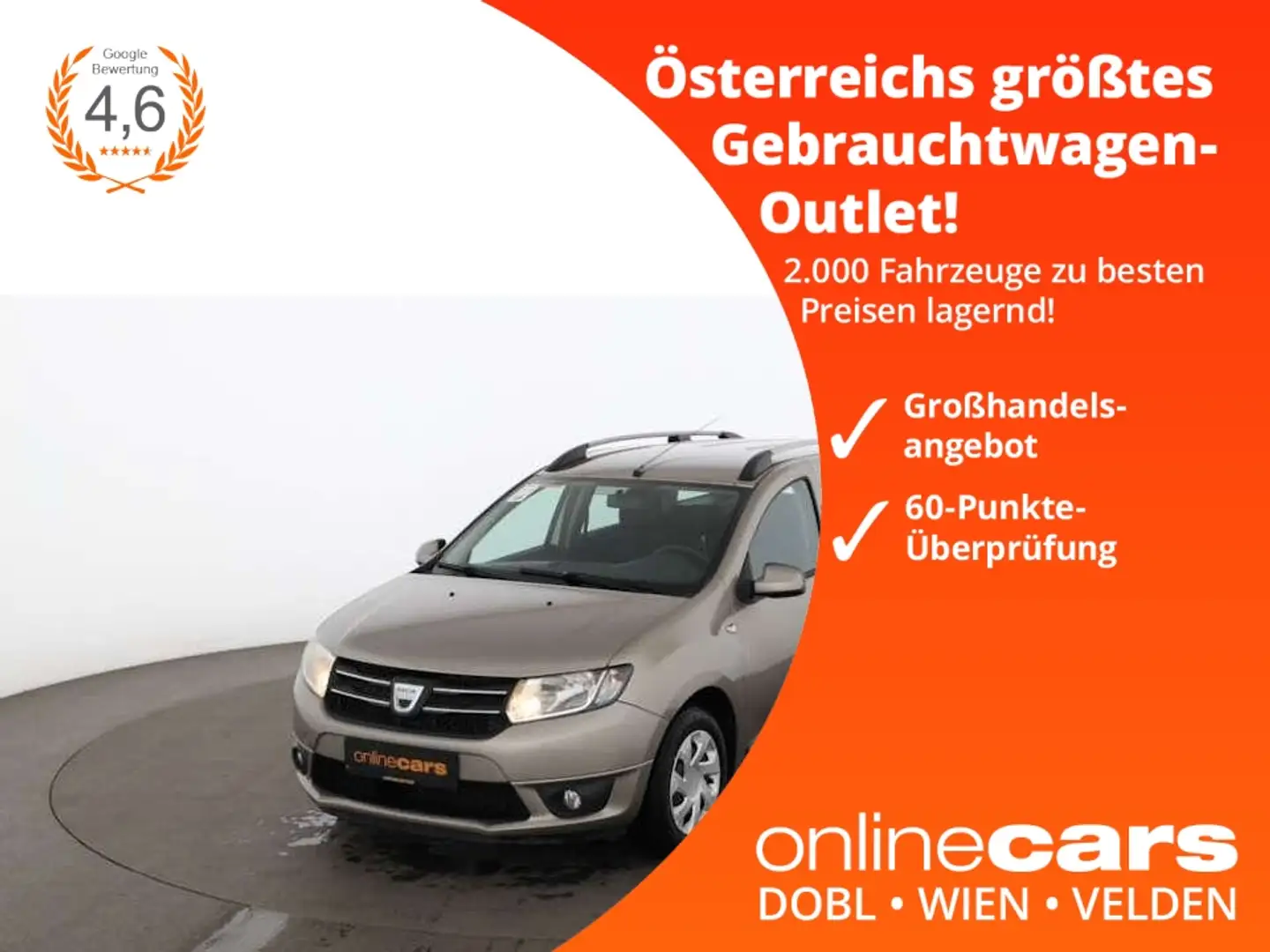 Dacia Logan II MCV Kombi Supreme NAVI TEMPOMAT KLIMA Barna - 1