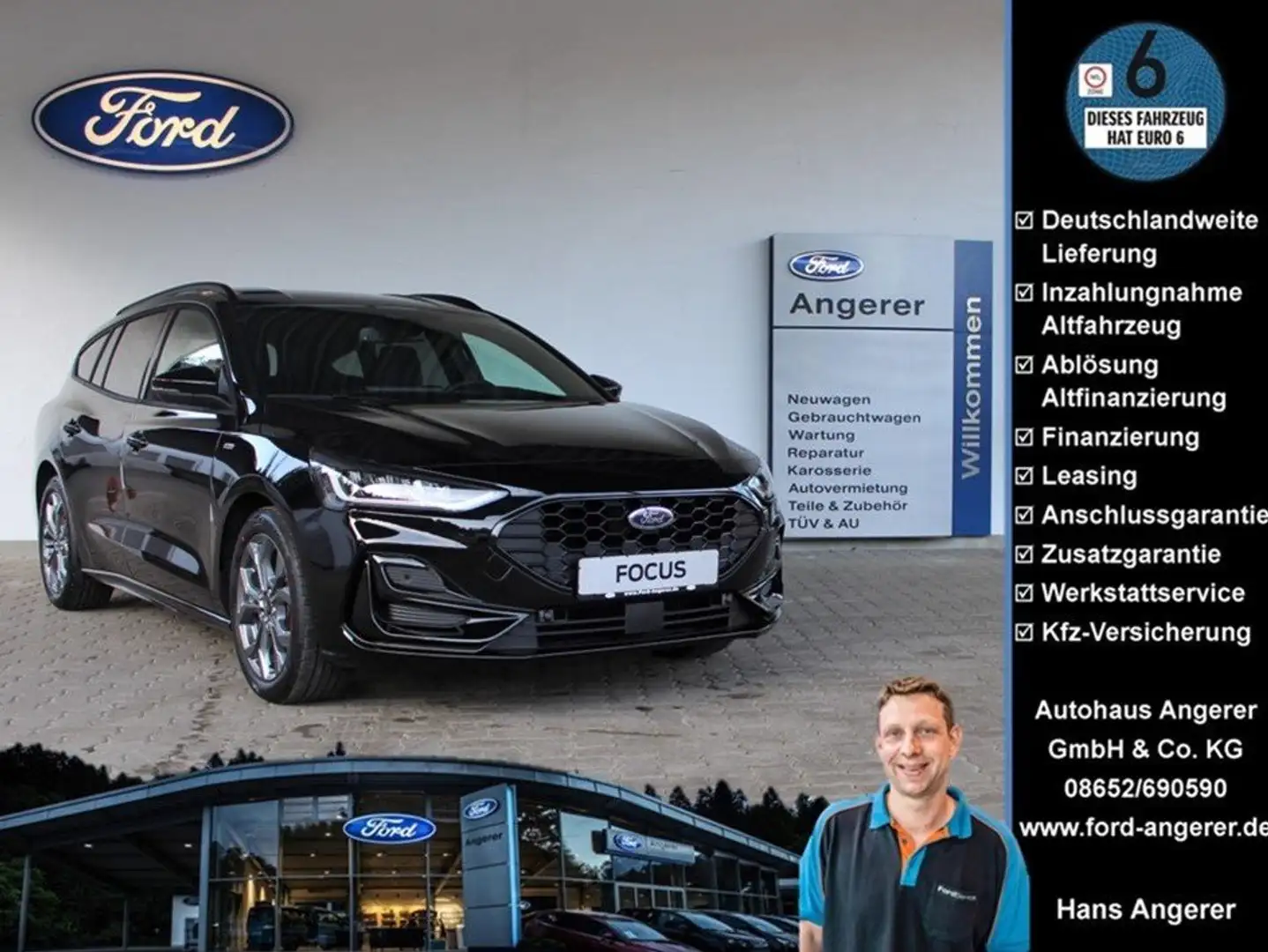 Ford Focus ST-Line,SYNC4,Navi,BT,LED,PDC,Kamera,iACC,WinPak Nero - 1