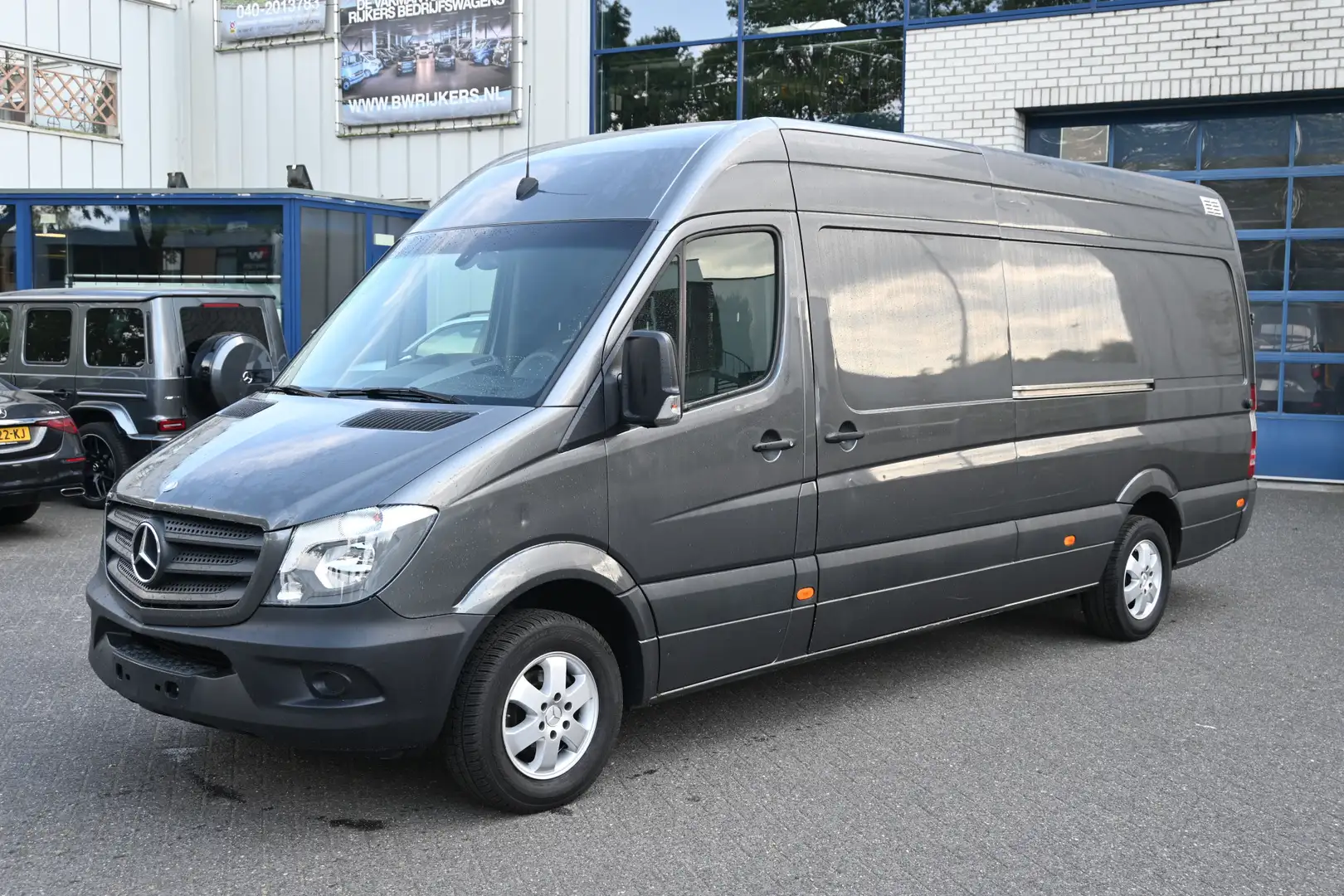 Mercedes-Benz Sprinter 316 CDI L3H2 Euro 6 2 Schuifdeuren, Geveerde stoel Grijs - 1