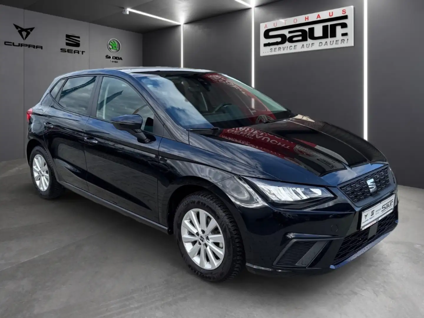 SEAT Ibiza Style 1.0 TSI NAVI PDC SHZ FULL LINK WIRELESS CHAR Schwarz - 2