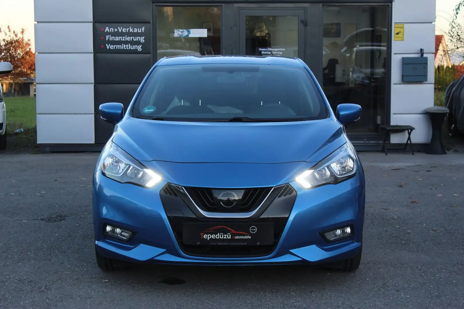 Nissan Micra N-Way*1.Hand*Klima*R-Kamera*Tempomat*MFL* Blauw - 2