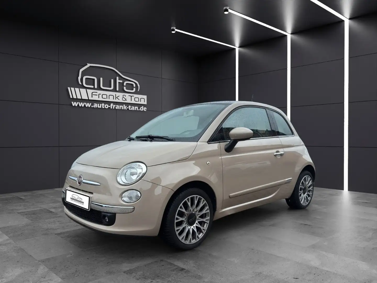 Fiat 500 *Automatik*City-Modus*Panorama*PDC* Beżowy - 1