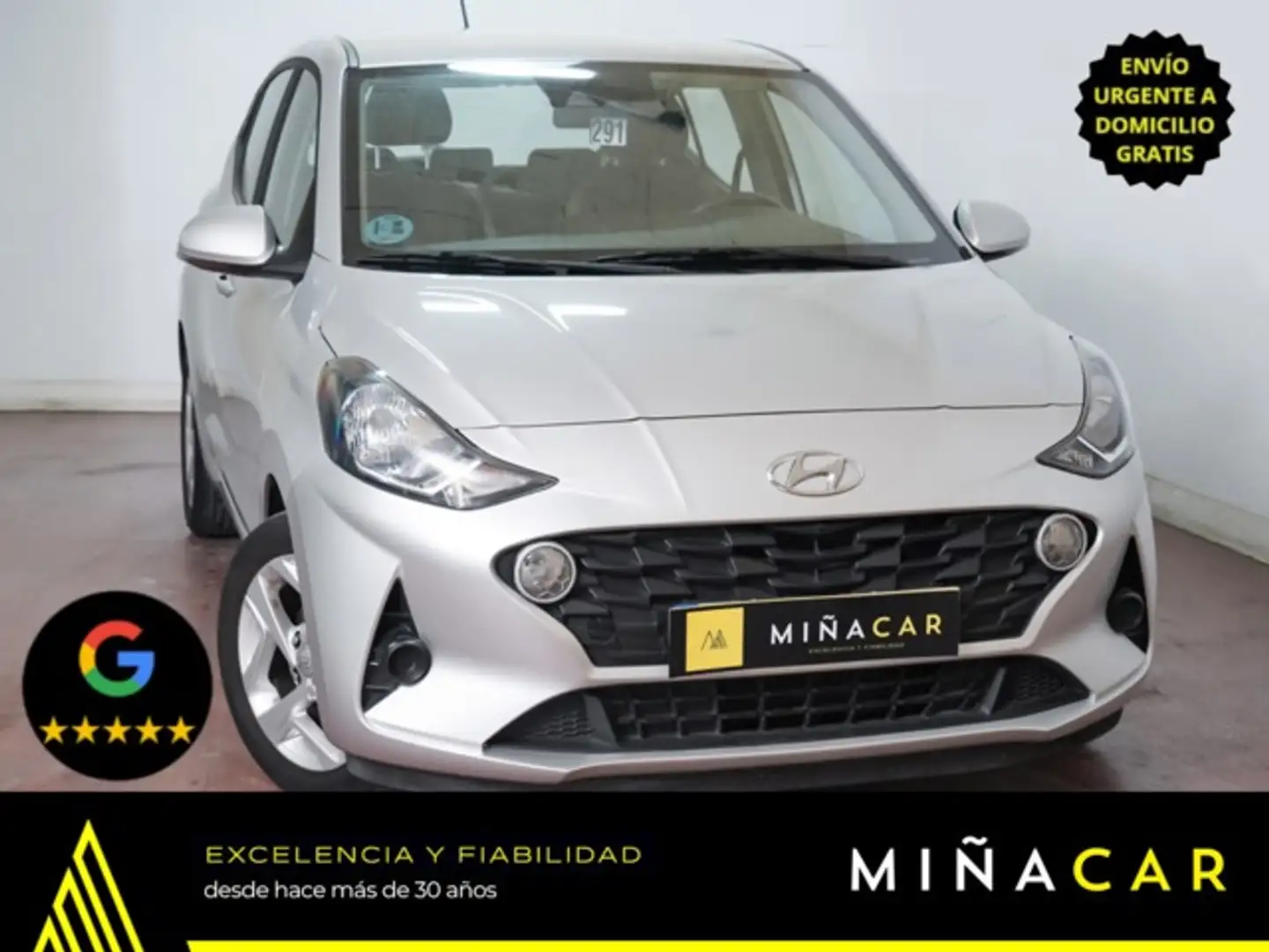 Hyundai i10 1.0 MPI Klass Gris - 1