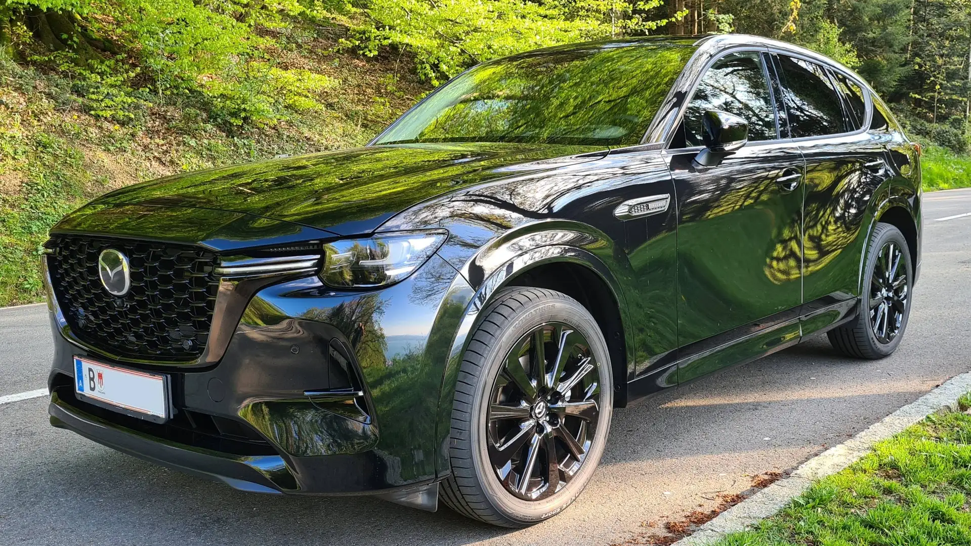 Mazda CX-60 Homura AWD 254 PS | Vollausstattung | Erstbesitz | Werksgarantie bis 04/2029 | VHB Schwarz - 1