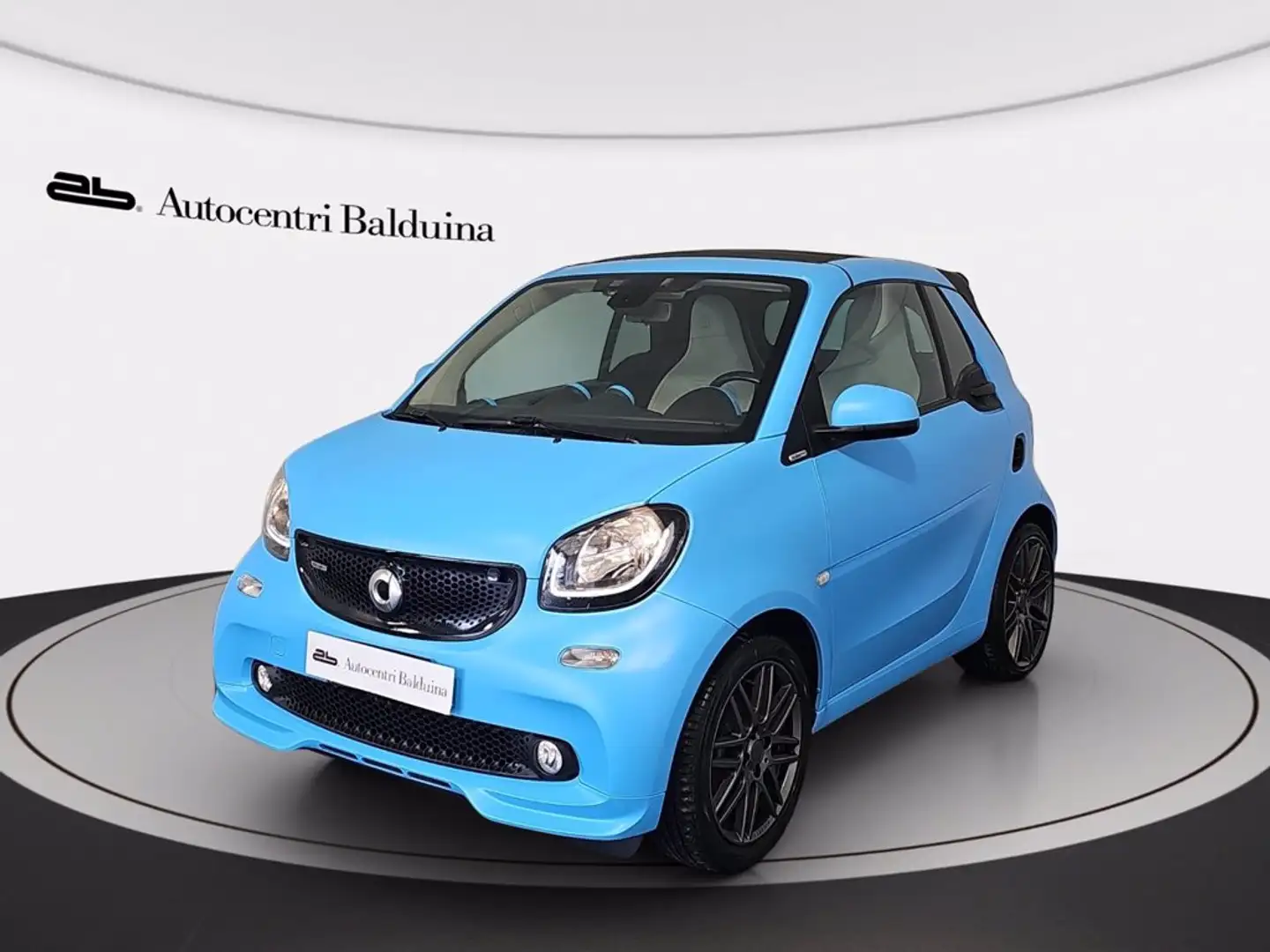 smart forTwo cabrio 0.9 t brabus edition 90cv twinamic Blu/Azzurro - 1