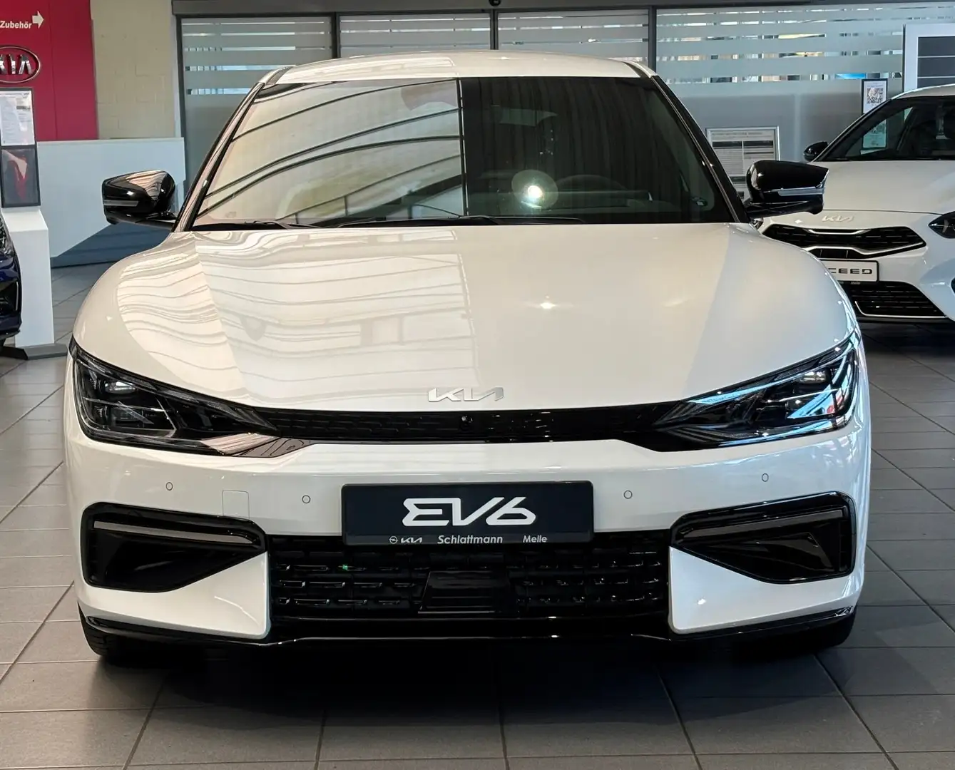 Kia EV6 "GT-Line" 77,4kWh AWD WP+P5+P6+P7 *360°*HuD* Weiß - 2