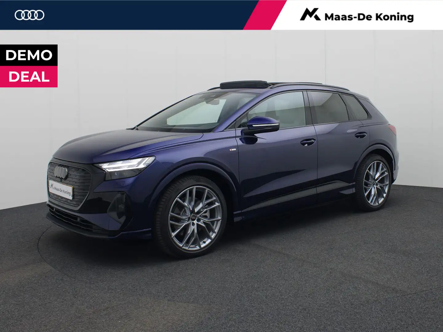 Audi Q4 e-tron S Edition e-tron 45 210kW/286pk 82Kwh Hatchback El Blauw - 1