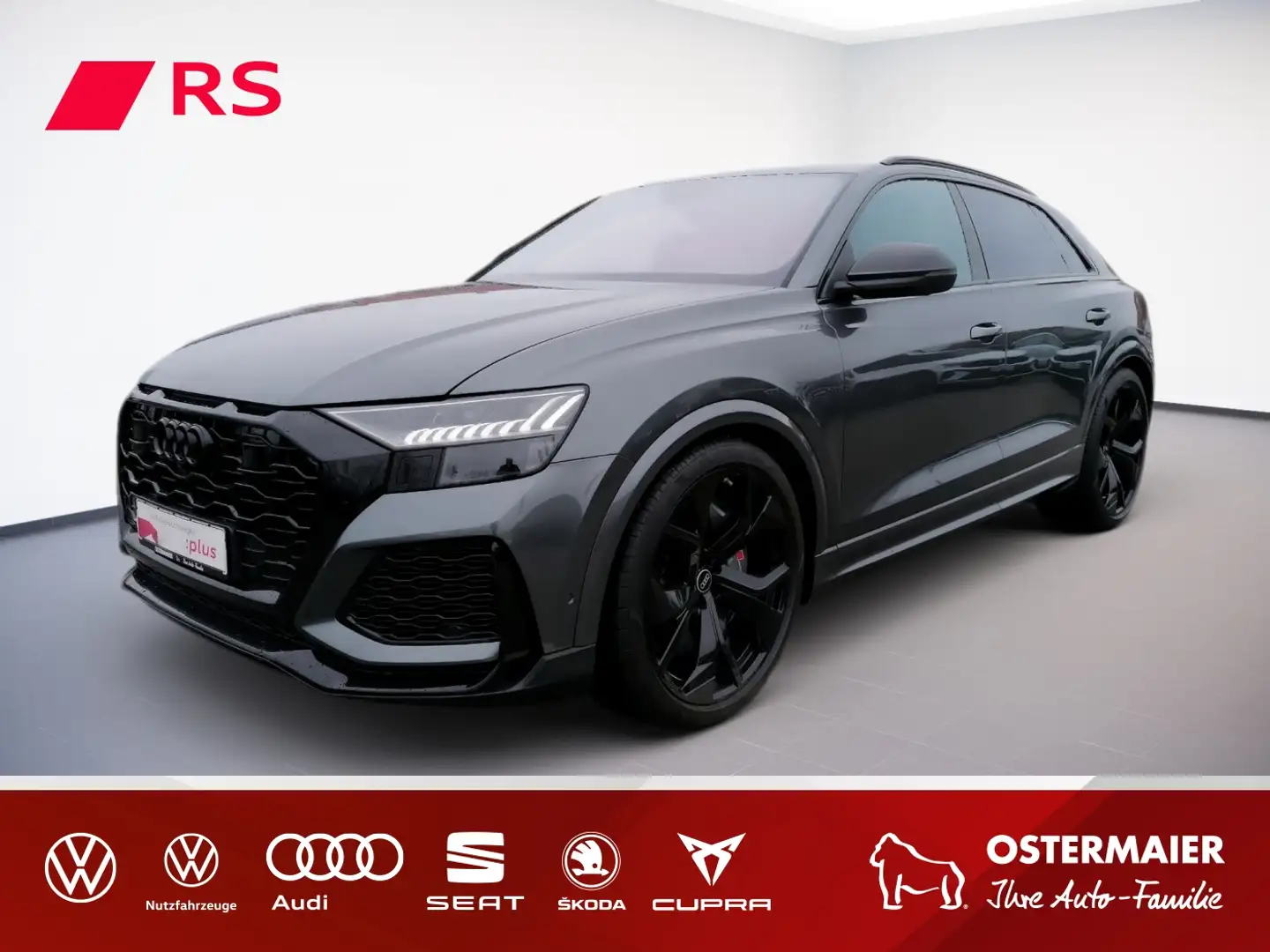 Audi RS Q8 RSQ8 600PS NP:185tEUR RS-ESSENTIALS.V305.RS-ABGAS. Grijs - 1