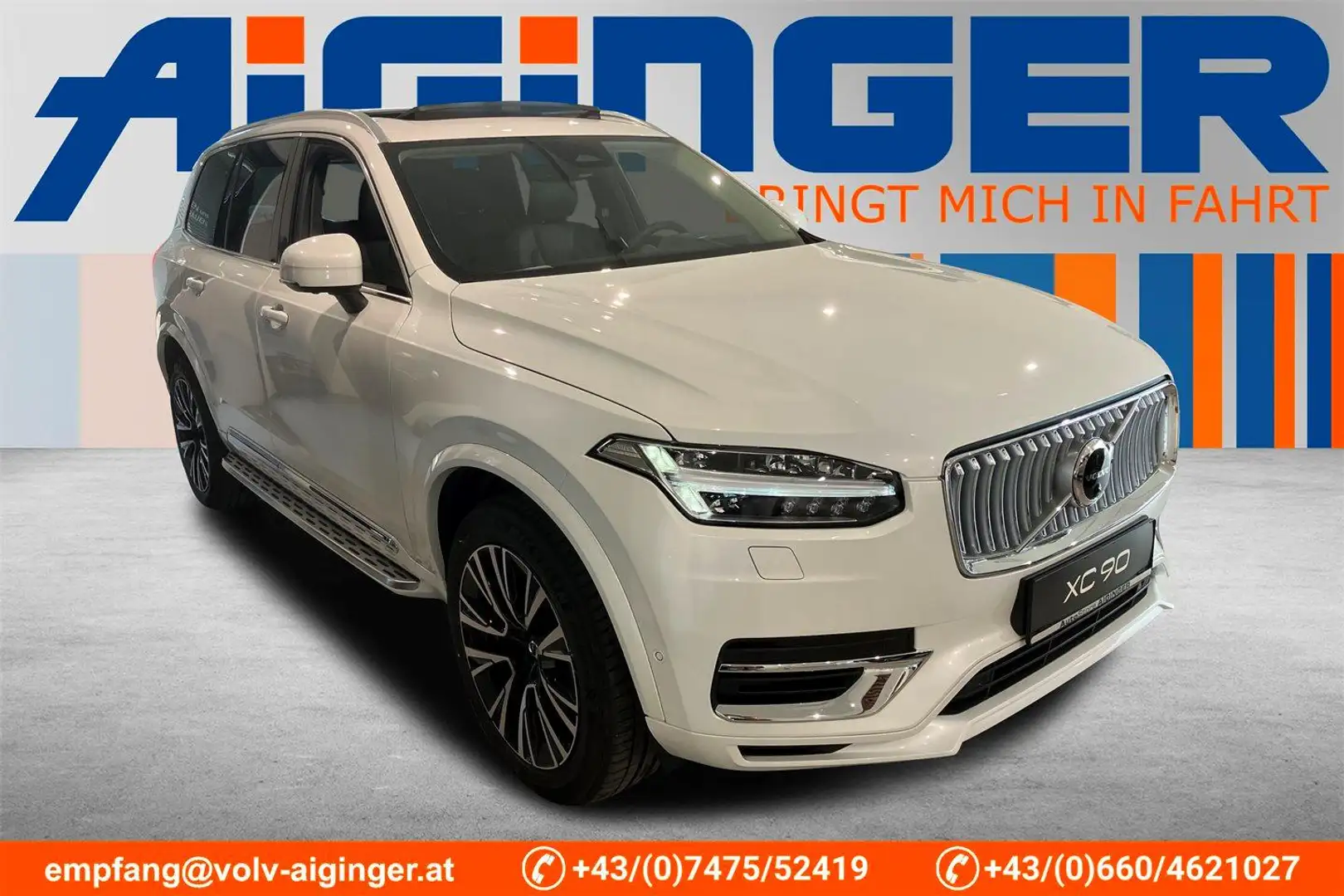 Volvo XC90 T8 AWD Ultra Bright Phase Out Weiß - 1