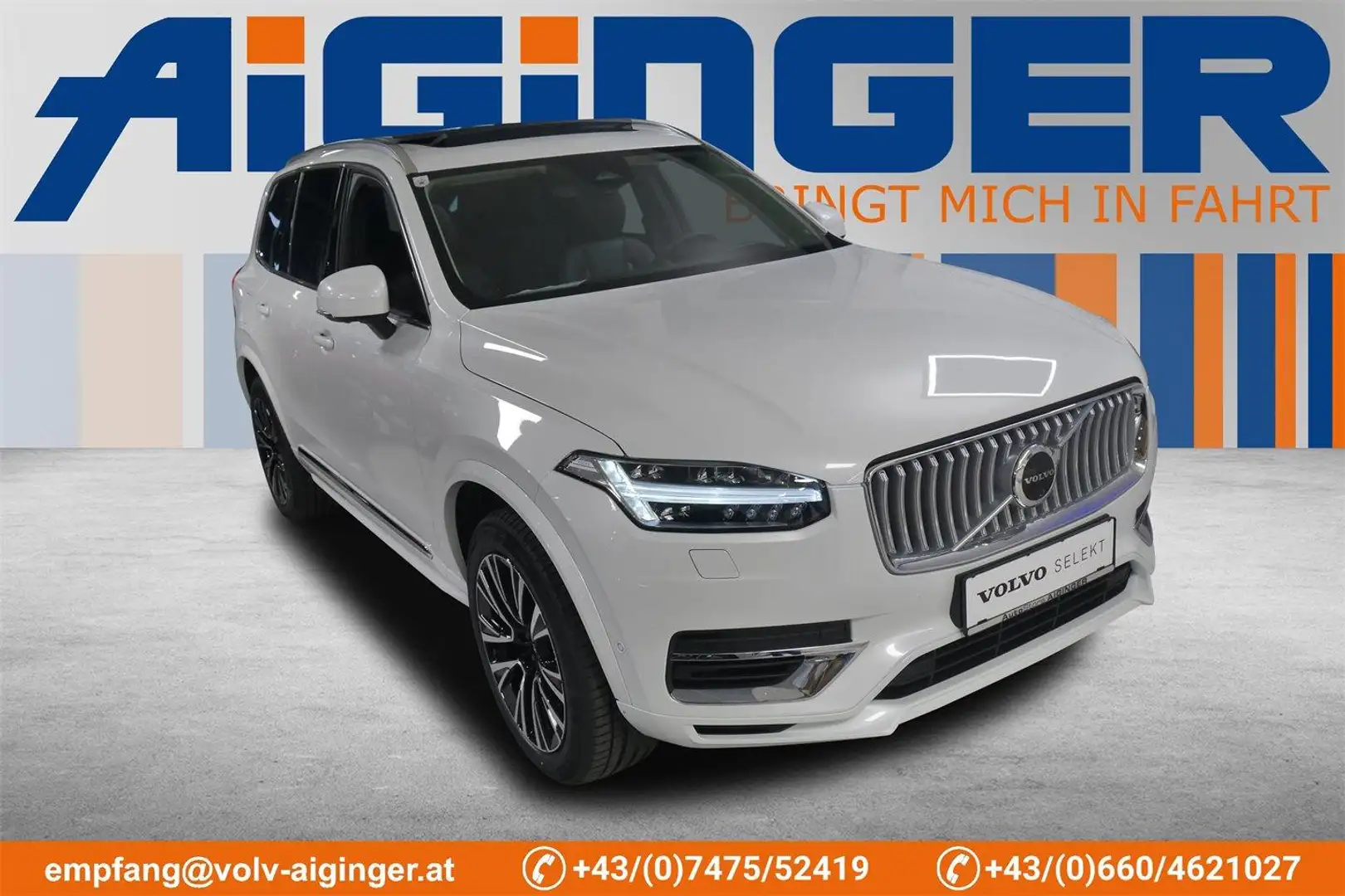 Volvo XC90 T8 AWD Ultra Bright Phase Out Weiß - 1