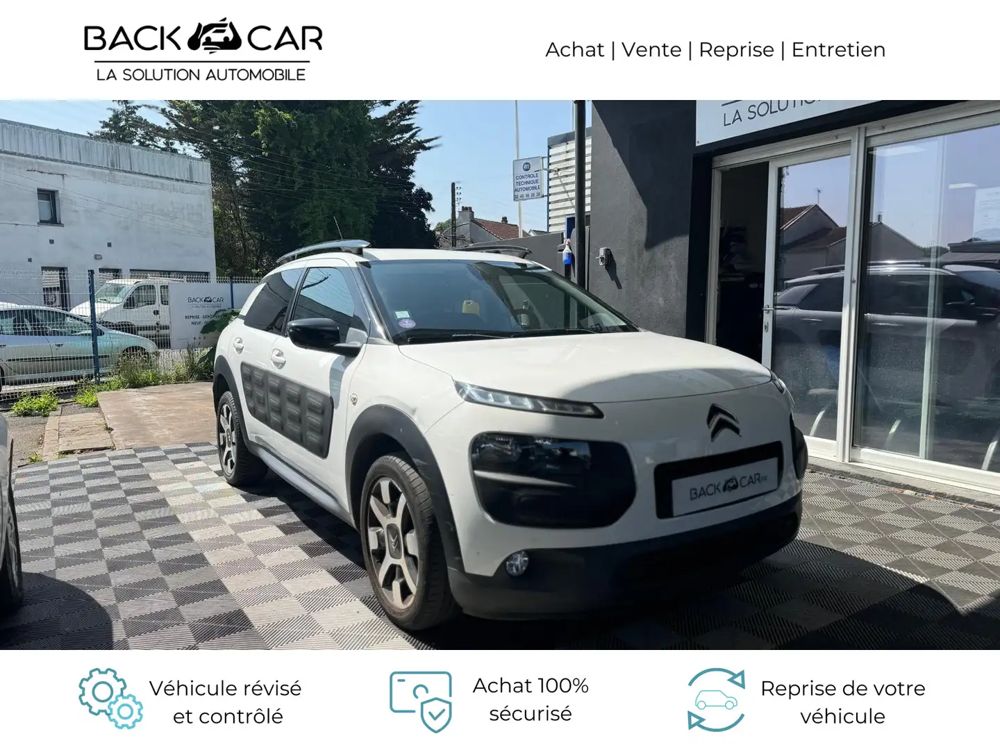 Citroen C4 Cactus PureTech 110 S\u0026amp;S Shine - DISTRIBUTION OK  Blanc - 1