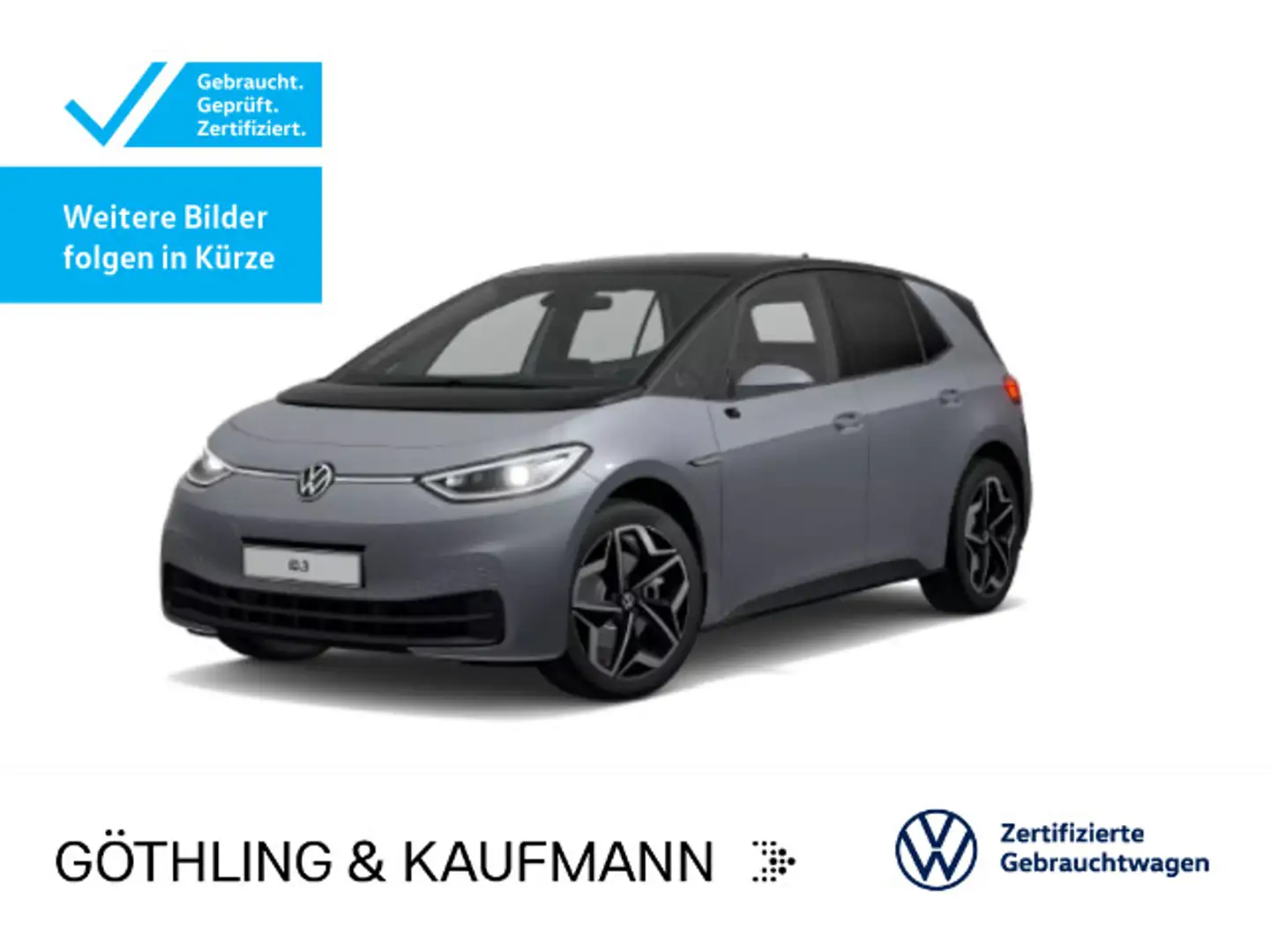 Volkswagen ID.3 Pure*NAVI*KAM*SHZ*19Zoll*IQ-Light*ACC* Grau - 1