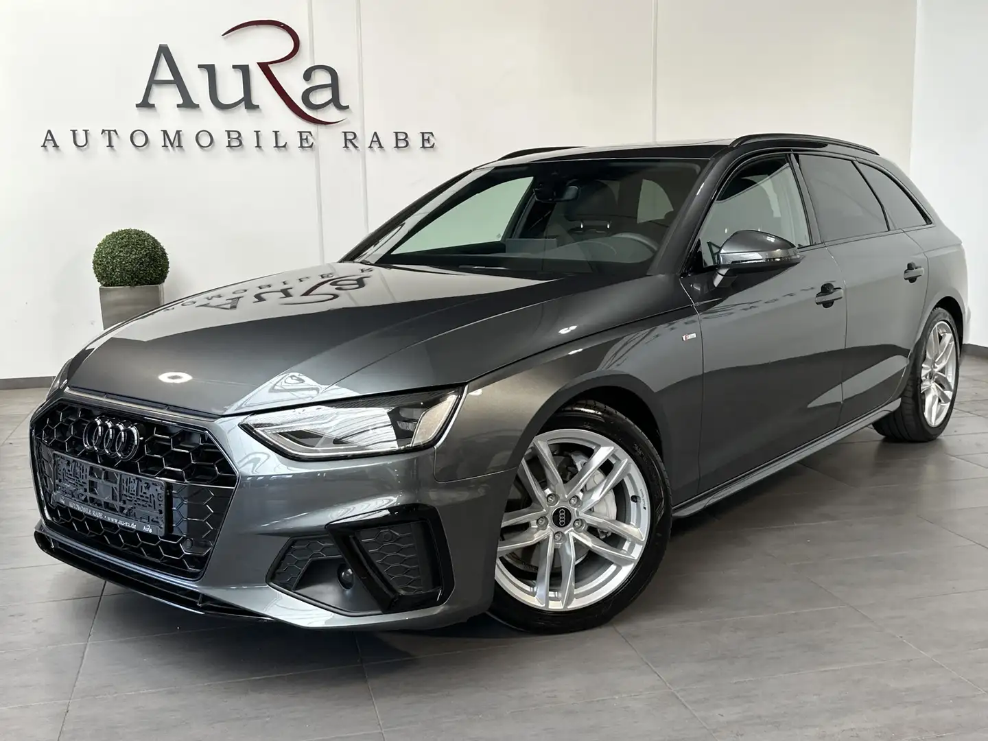 Audi A4 Avant 40 TDI S-Line NAV+LED+AHK+PANORAMA+B&O Gris - 2