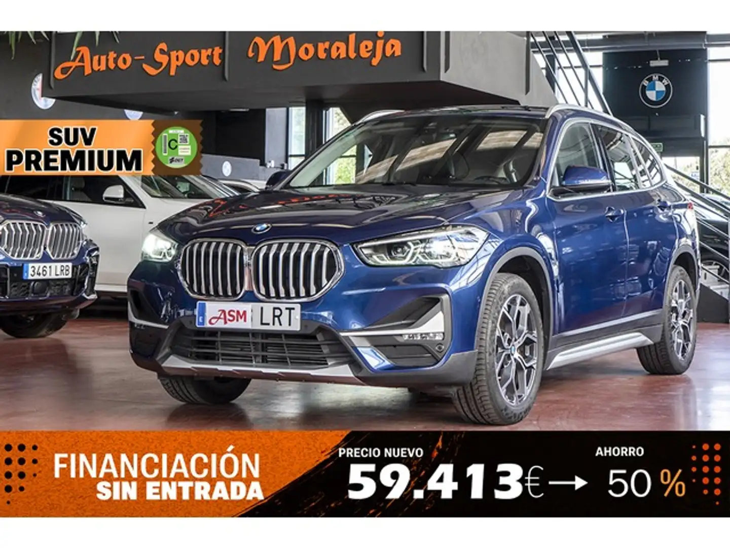 BMW X1 xDrive 18dA Azul - 1