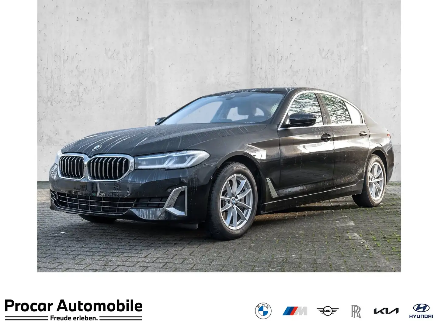 BMW 540 i Luxury Line HuD+Laser+Hifi+Pano+Alarm+Durchlade+ Schwarz - 1