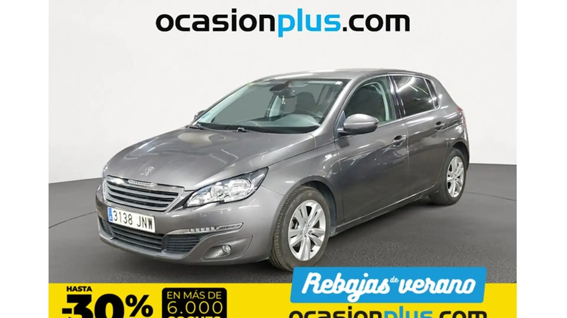 Peugeot 308 1.6 BlueHDi Style 100 Argent - 1