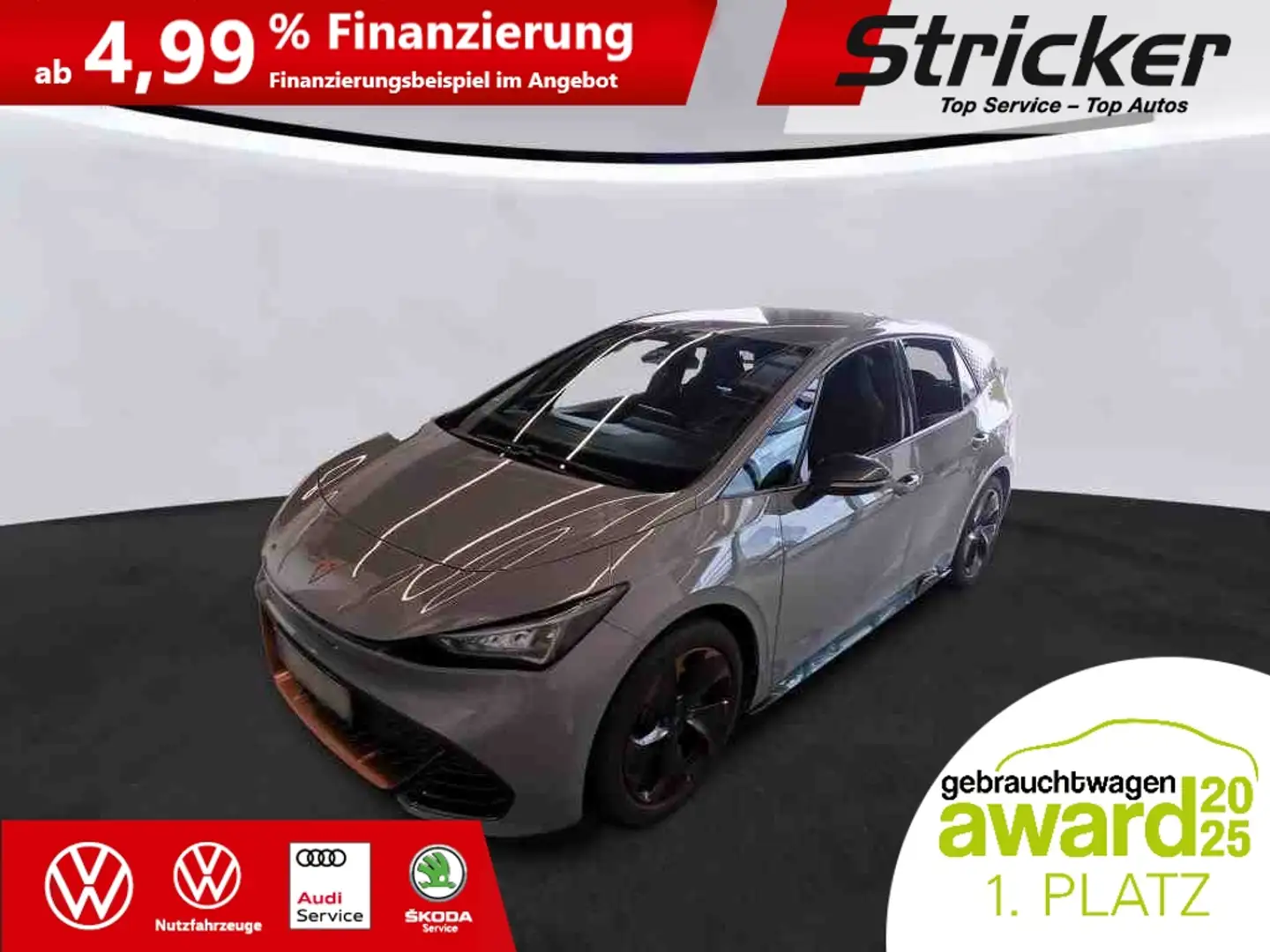 CUPRA Born 150/58 285,-ohne Anzahlung Sitzheizung Wärmepumpe Grau - 2