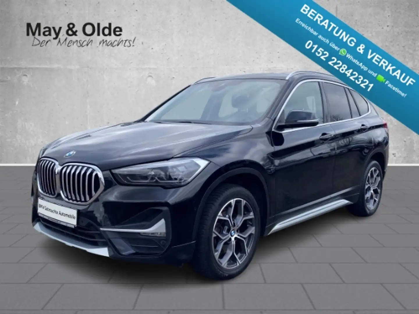 BMW X1 sDrive18d AHK-abnehmbar AHK El. Panodach Panorama Schwarz - 1