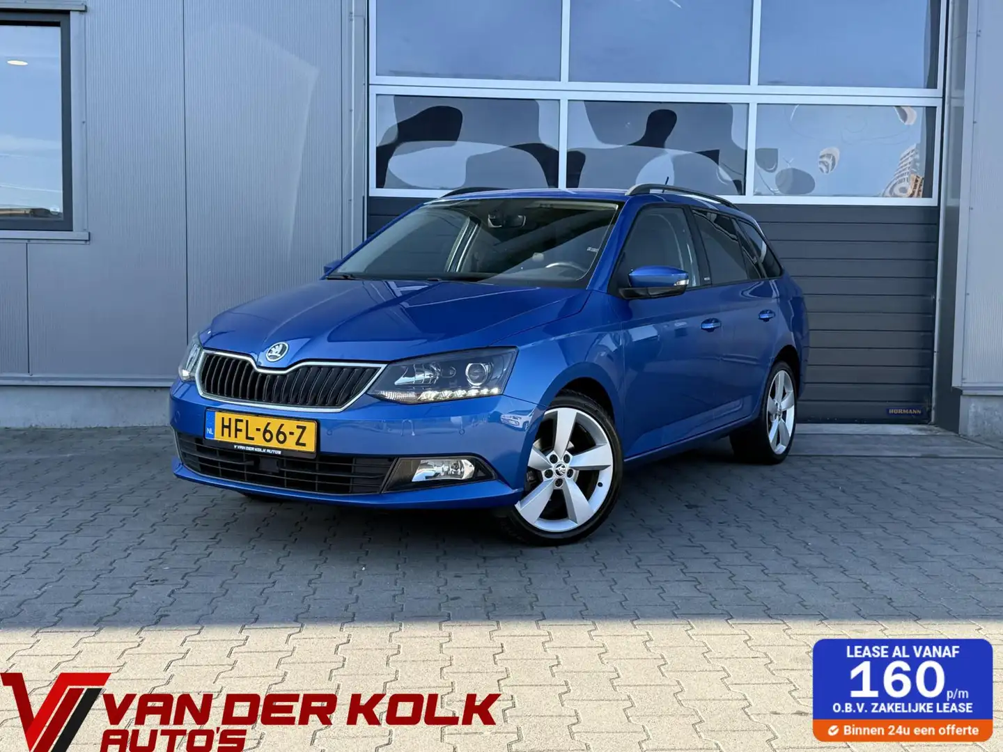 Skoda Fabia Combi 1.2 TSI Style Automaat LED Navi Cruise Clima Blauw - 1