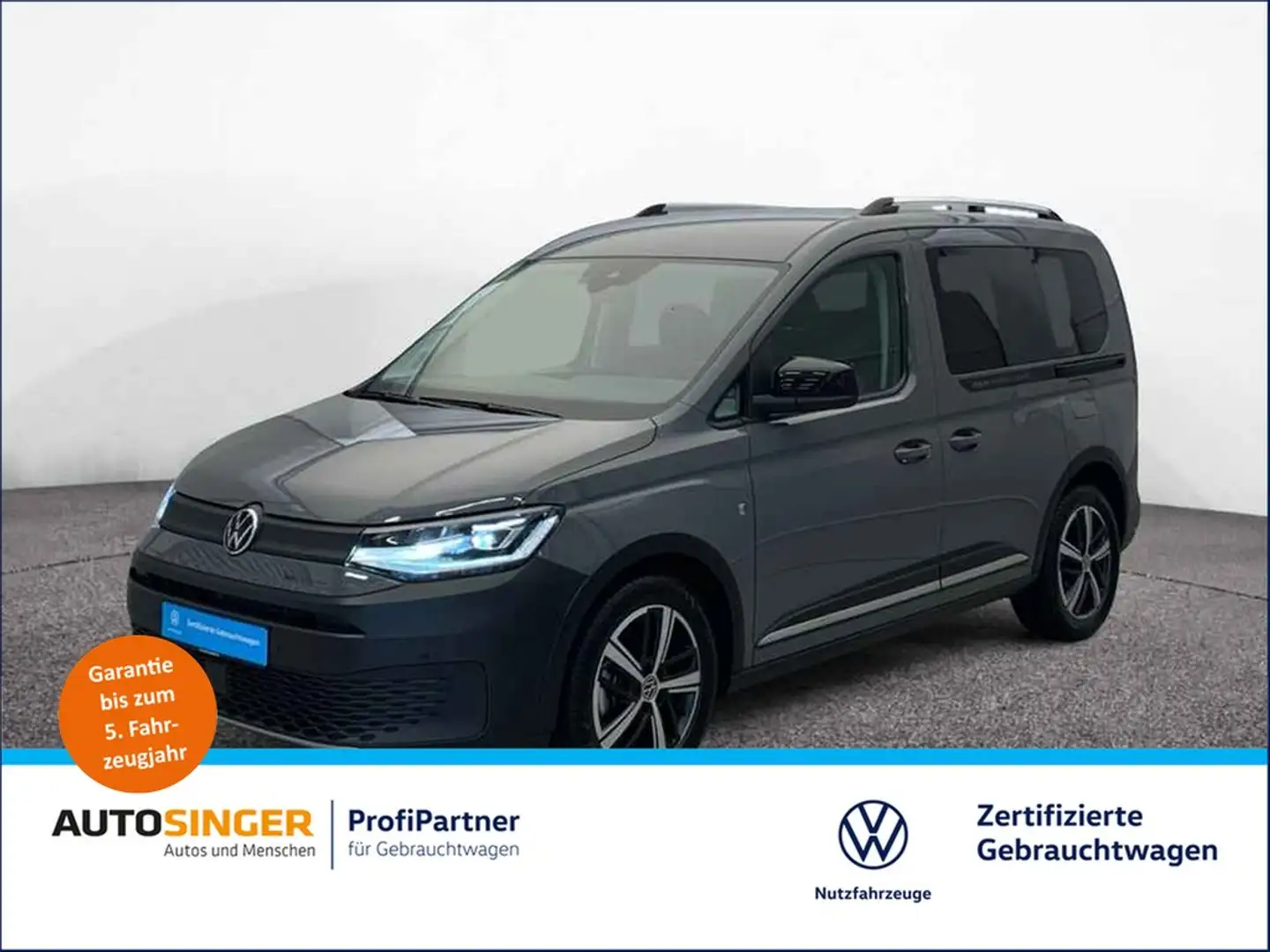 Volkswagen Caddy PanAmericana TDI DSG *NAVI*AHK*ACC*R-CAM* Grau - 1