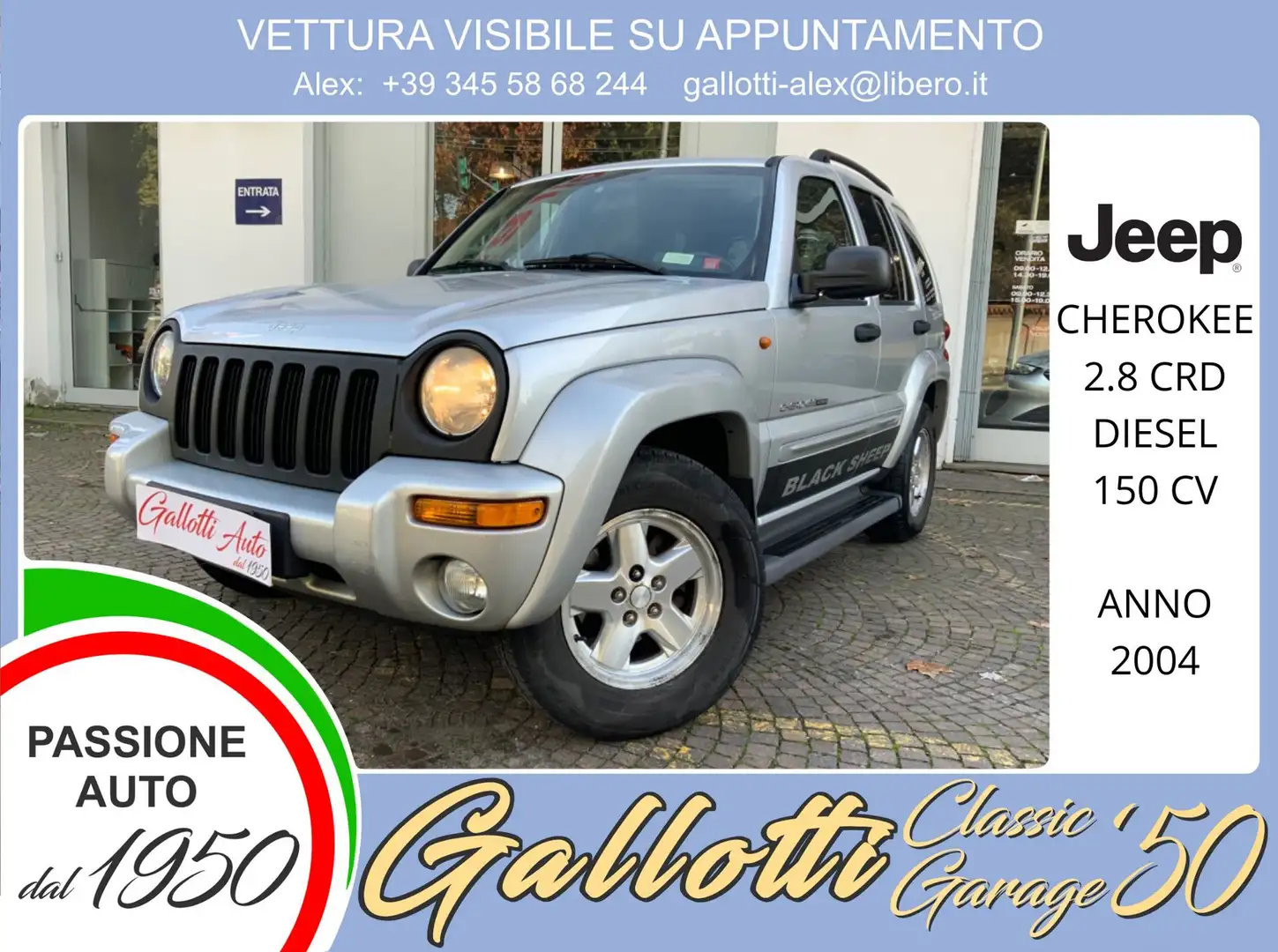 Jeep Cherokee Cherokee 2.8 CRD Ezüst - 1