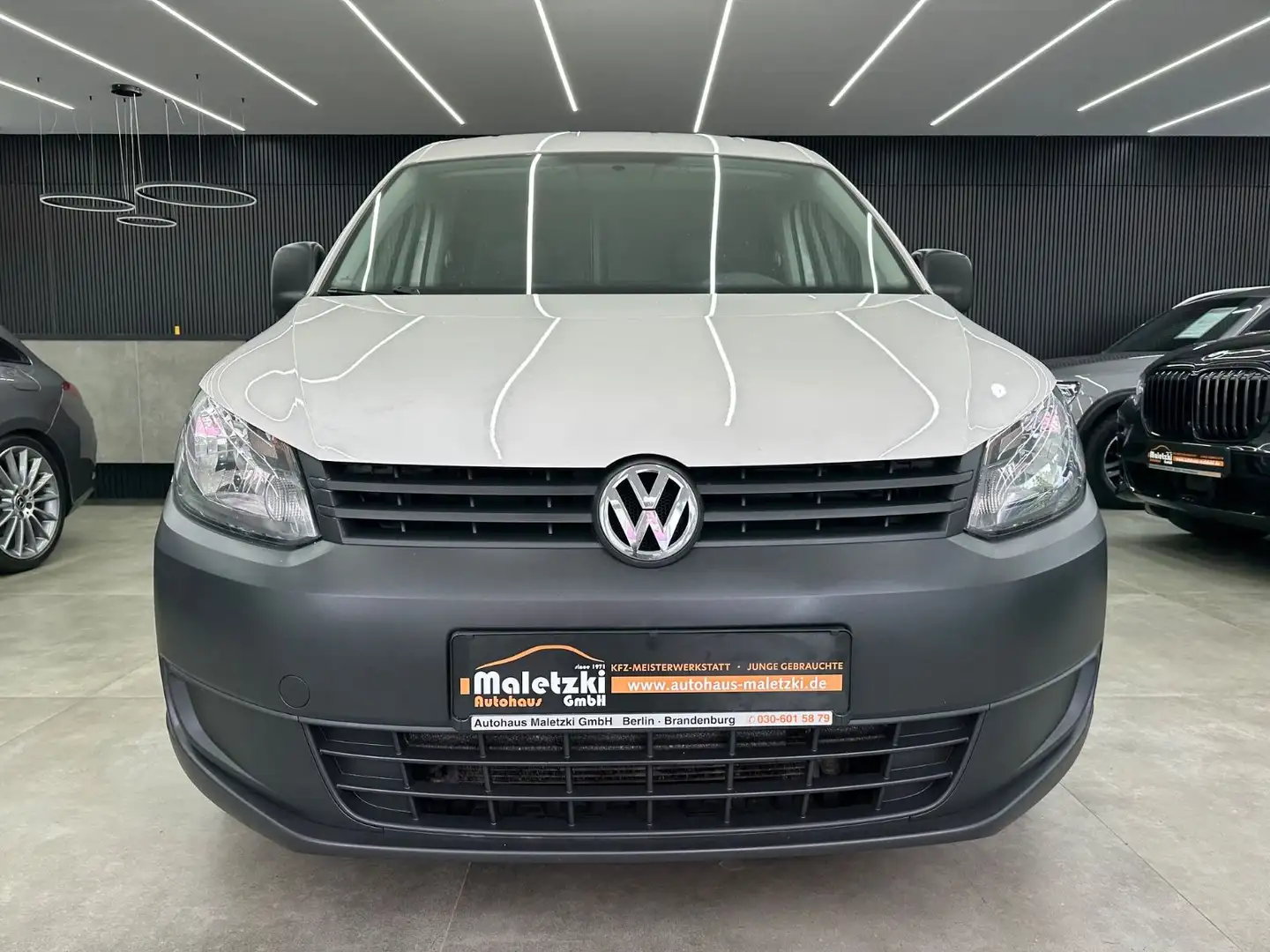 Volkswagen Caddy 1.6 TDI Kasten*AHK*Klima*2.Hand* Weiß - 2