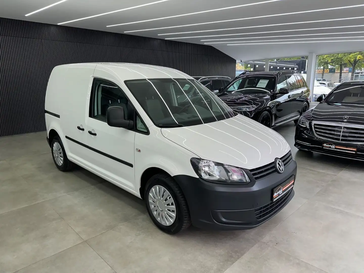 Volkswagen Caddy 1.6 TDI Kasten*AHK*Klima*2.Hand* Weiß - 1