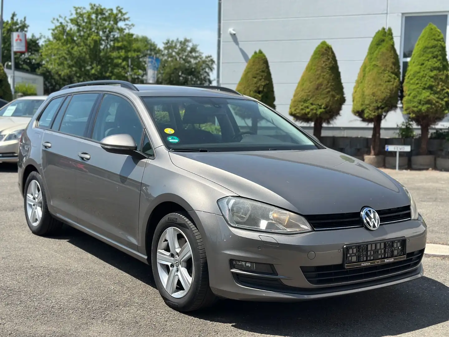 Volkswagen Golf VII Variant Voll Scheckheft VW,AHK,Garantie Grijs - 2