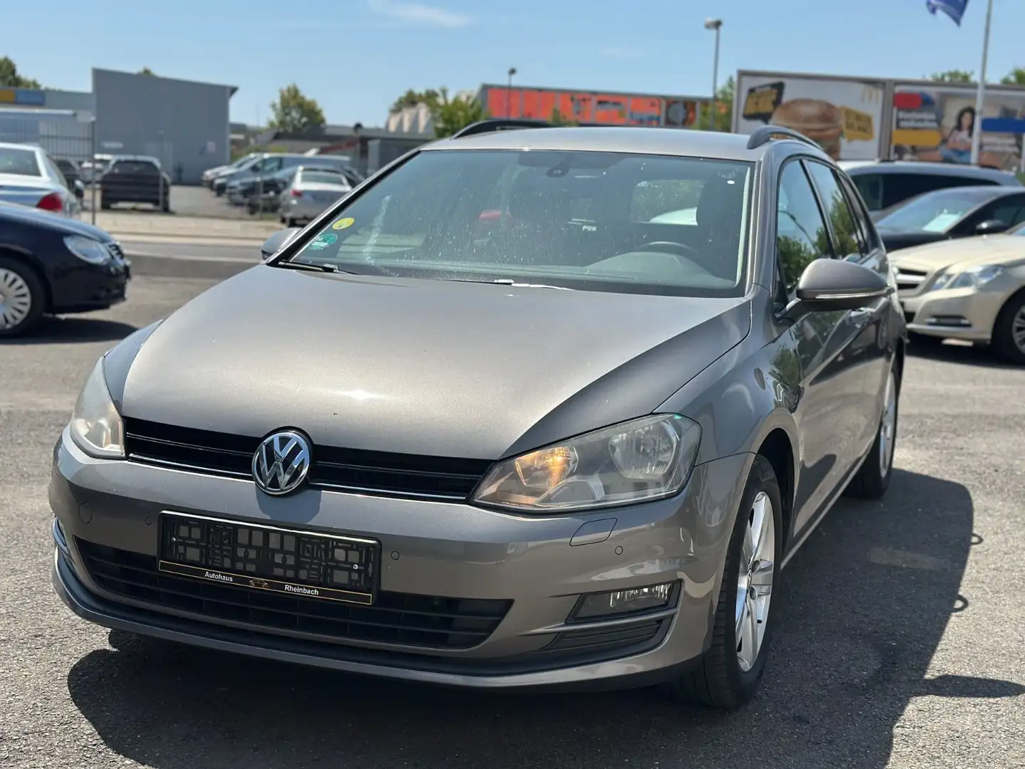 Volkswagen Golf VII Variant Voll Scheckheft VW,AHK,Garantie Grijs - 1
