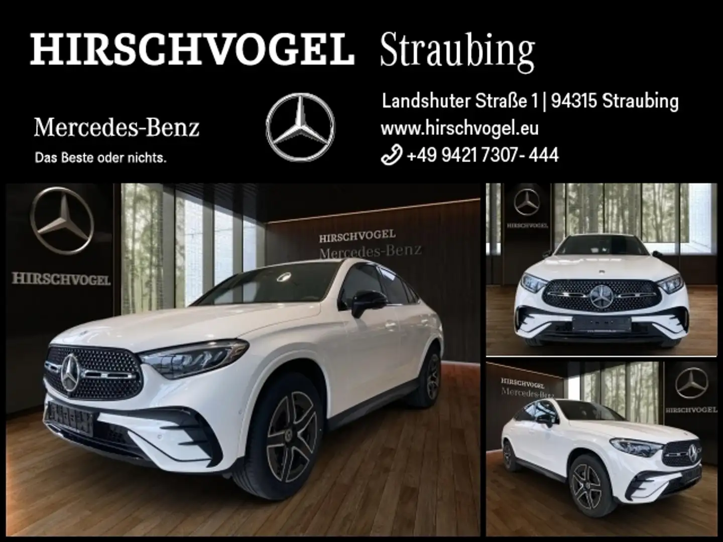 Mercedes-Benz GLC 300 e 4M AMG-Line+Night+AHK+DISTRON+MBUX+LED Weiß - 1