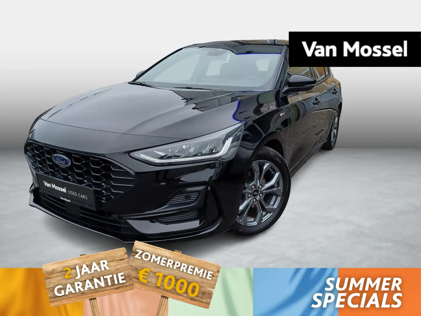 Ford Focus ST Line|Automaat|Driver Assist|Camera|Sync4 Zwart - 1