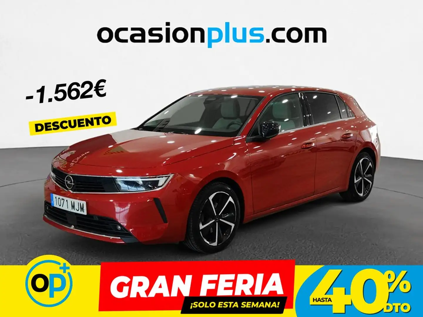 Opel Astra 1.2T XHT S/S Elegance Aut. 130 Rojo - 1
