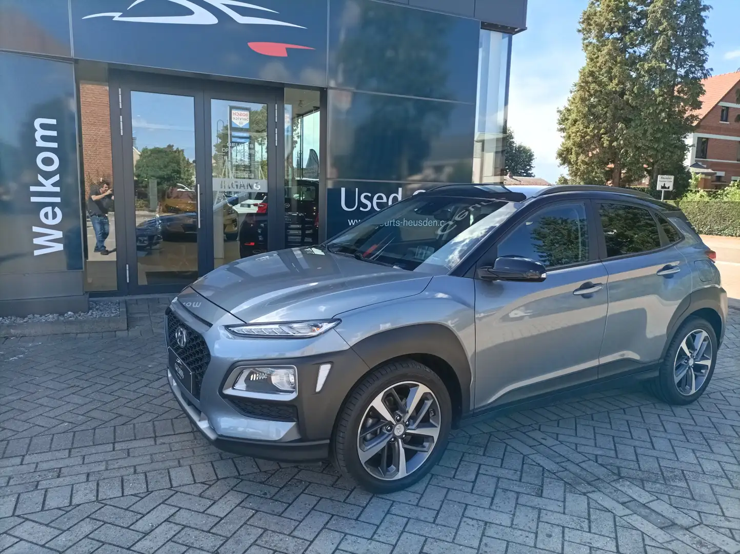 Hyundai KONA Kona 1.6 T-GDI DCT Unique+ Gris - 1