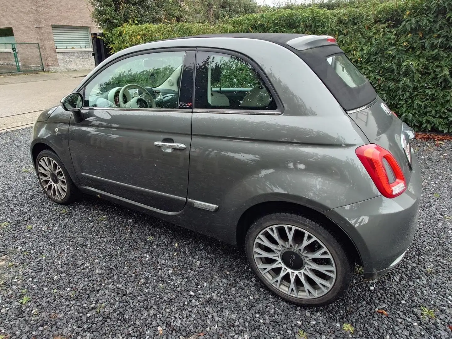 Fiat 500C 500 C 1.2 8V Lounge Gris - 2