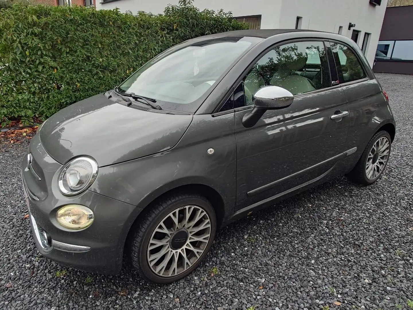 Fiat 500C 500 C 1.2 8V Lounge Gris - 1
