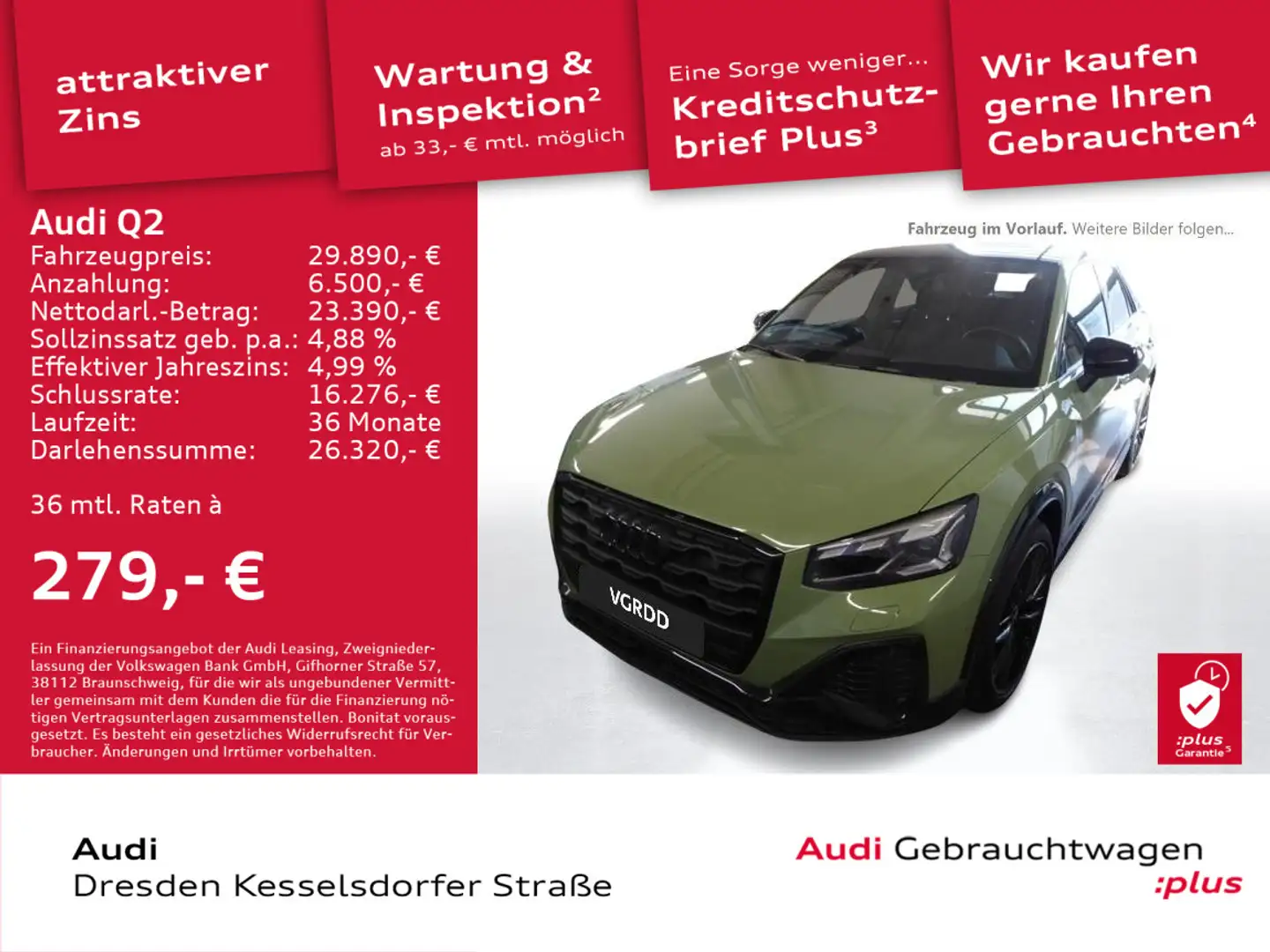 Audi Q2 35 TFSI S-Line AHZVLED Navi Kamera Vert - 1