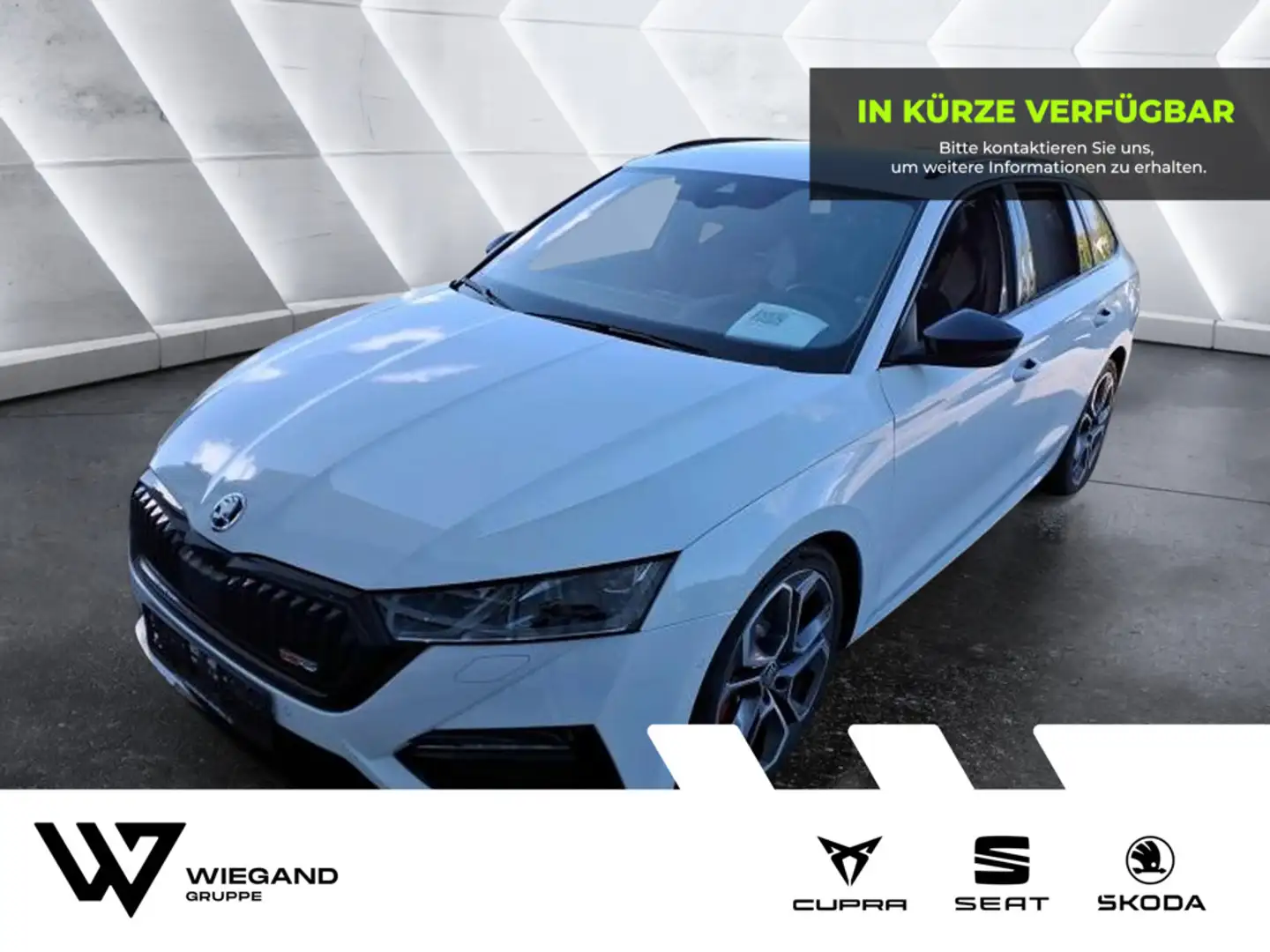 Skoda Octavia Combi 2.0 TSI RS Plus AHK ACC HUD LED Weiß - 1