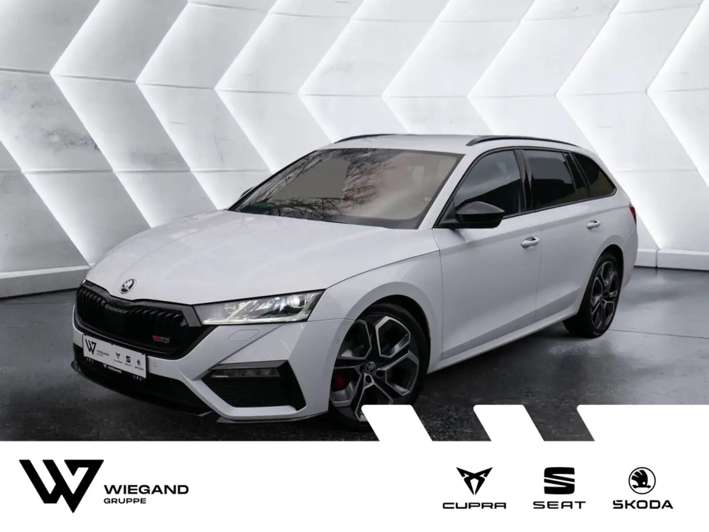 Skoda Octavia Combi 2.0 TSI RS Plus AHK ACC HUD LED Weiß - 1