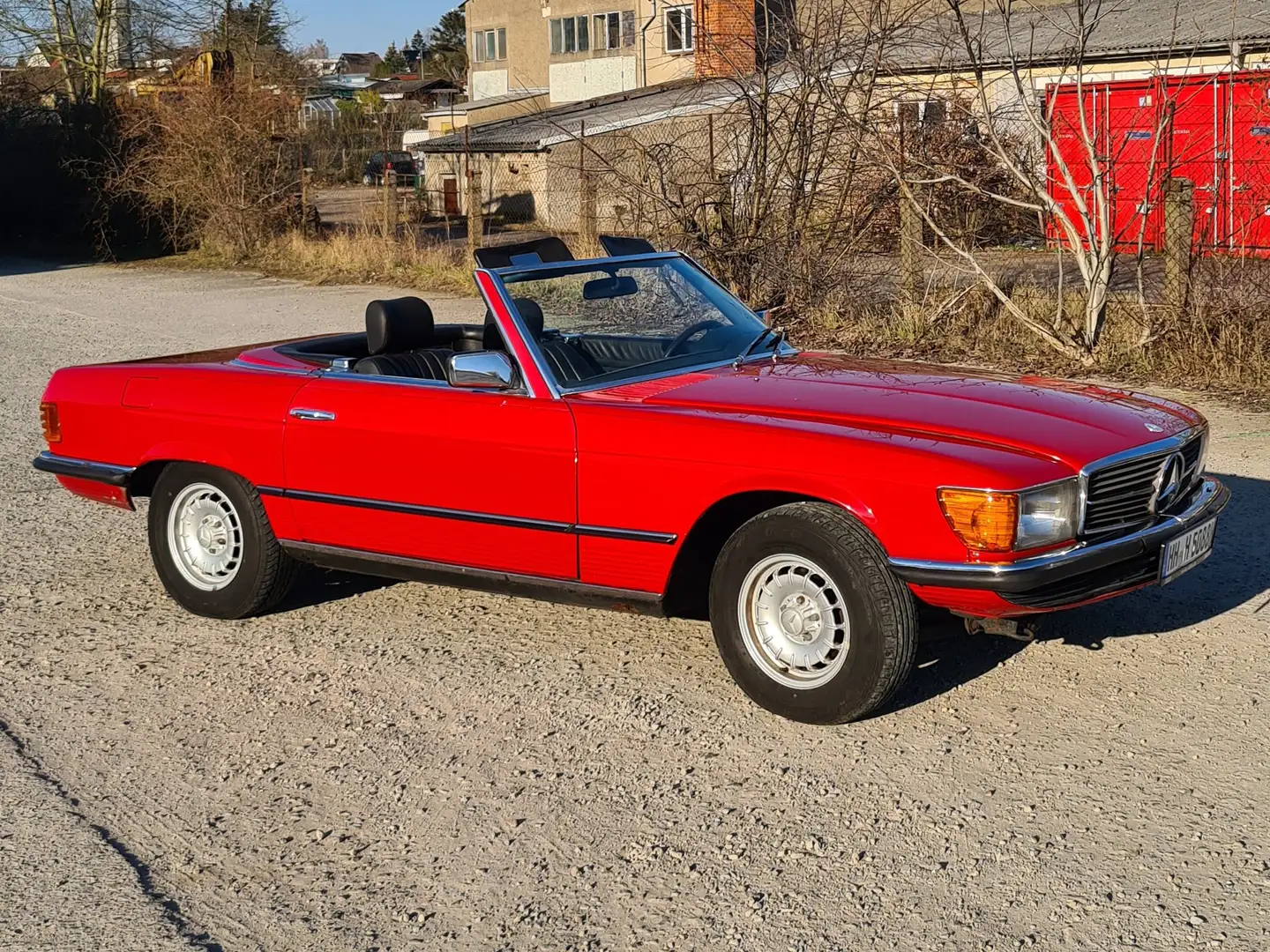 Mercedes-Benz SL 280 Cabrio, R107, Oldtimer, H-Kennzeichen, Leder Rot - 1