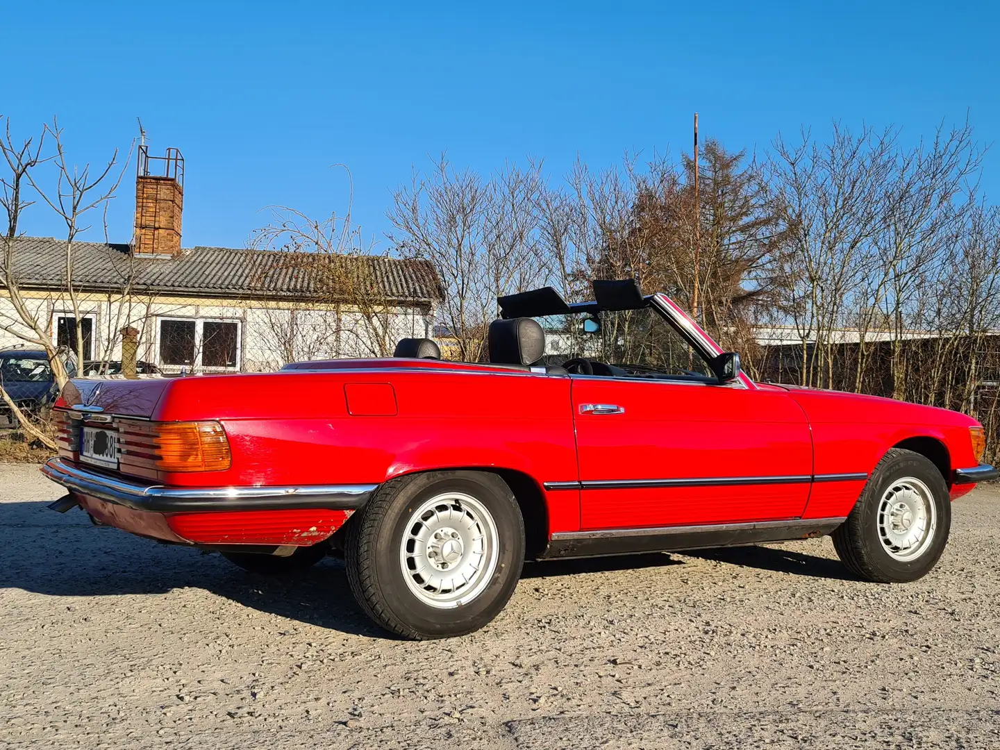 Mercedes-Benz SL 280 Cabrio, R107, Oldtimer, H-Kennzeichen, Leder Rot - 2