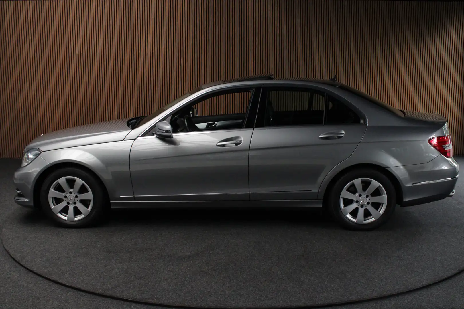 Mercedes-Benz C 200 Avantgarde Aut Leer Open dak Navi Harman K. PTS Cl Gris - 2