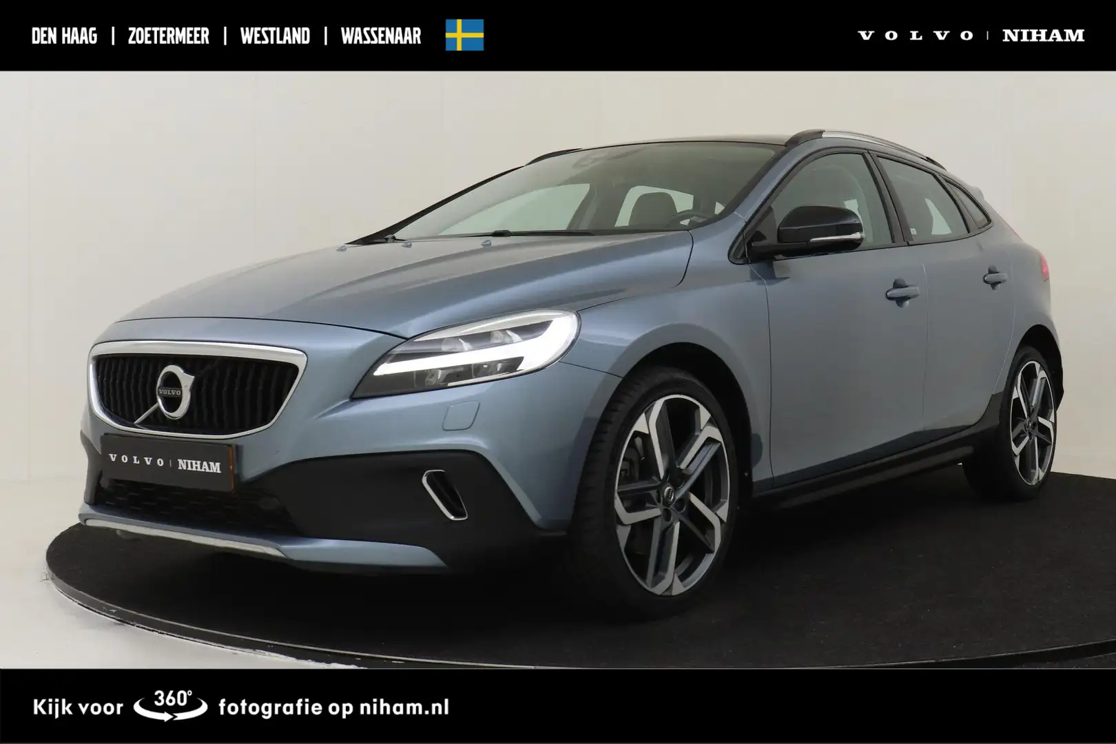 Volvo V40 Cross Country T3 AUT. NORDIC+ -PANO.DAK|LEDER|KEY-LESS|POWER-SEA Bleu - 1