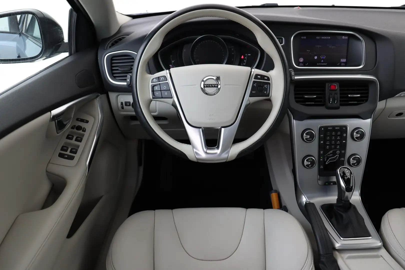 Volvo V40 Cross Country T3 AUT. NORDIC+ -PANO.DAK|LEDER|KEY-LESS|POWER-SEA Bleu - 2