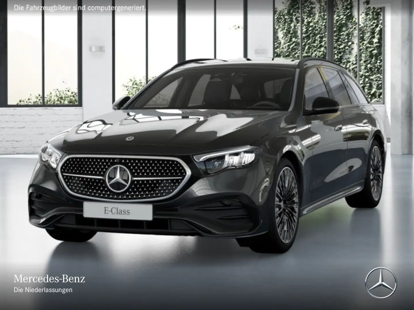 Mercedes-Benz E 220 d T AMG 360° Pano Burmester Distr. LED AHK Grau - 2