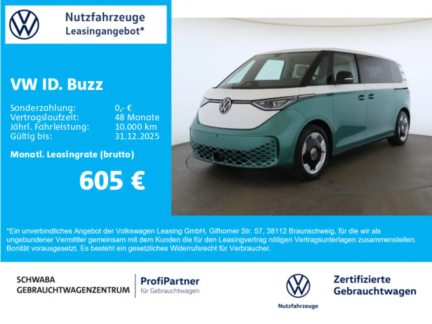 Volkswagen ID. Buzz ID.Buzz Pro LR/Lang *7Sitze*PANO*AHK*KAM*8-fach* Vert - 1