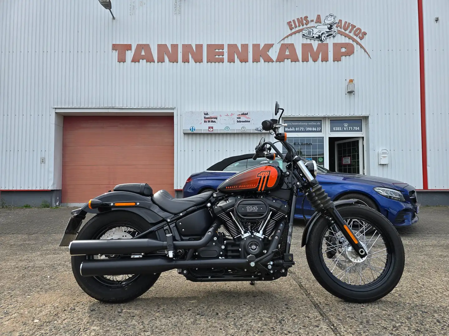 Harley-Davidson Street Bob FXBBS Street Bob 114 Speichenräder erst 560KM Чорний - 1