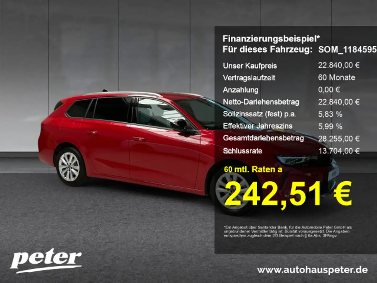 Opel Astra Astra L ST 1.2 Turbo Elegance Klimaautomatik Sitzh Rot - 1