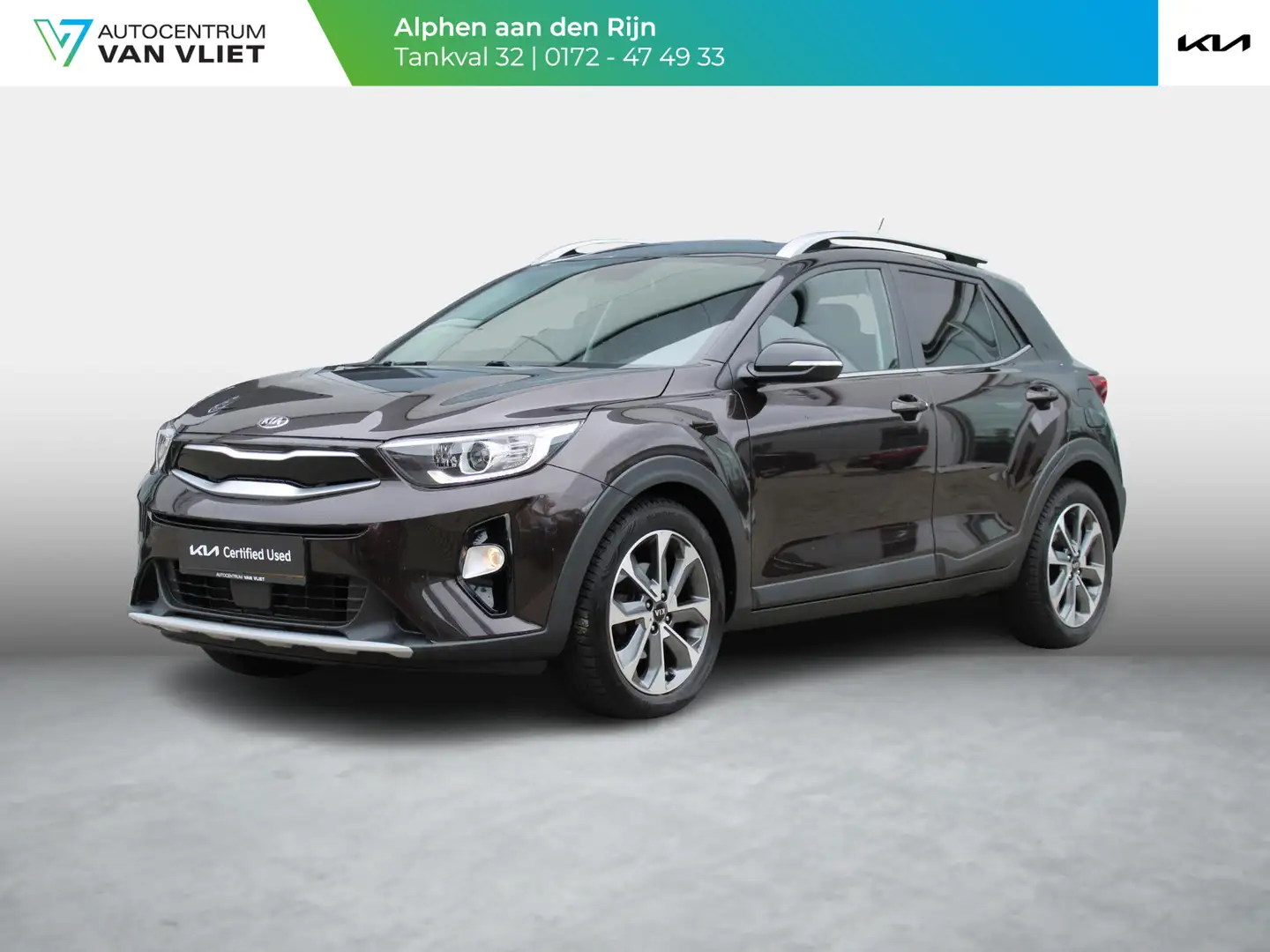 Kia Stonic 1.0 T-GDi ExecutiveLine Brun - 1
