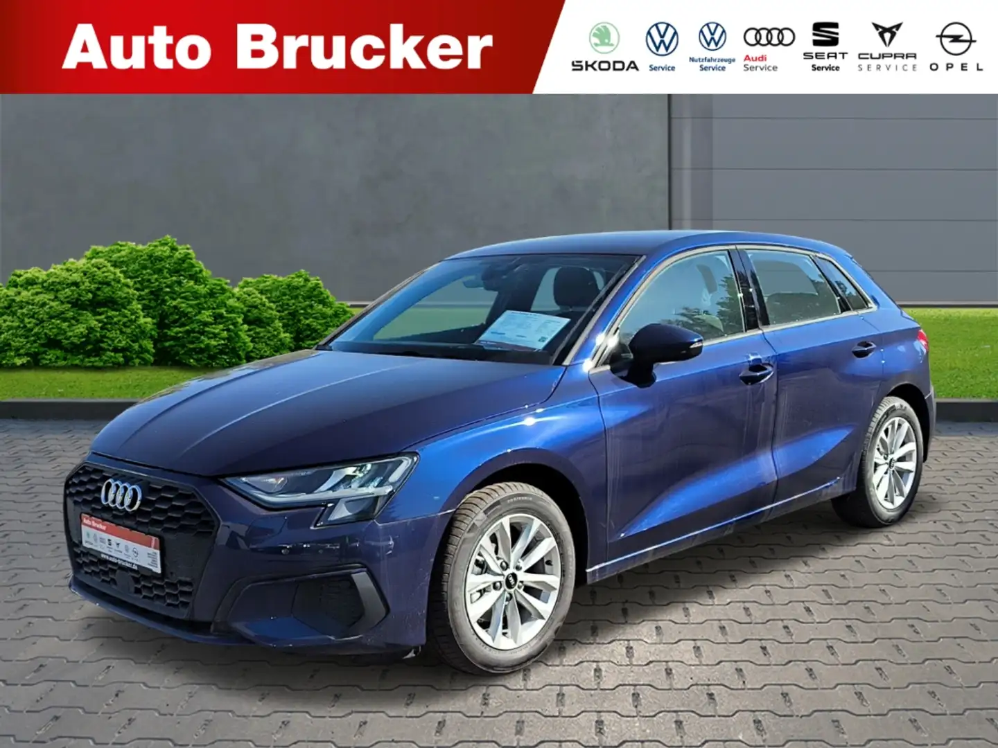Audi A3 Sportback 35 TFSI 1.5+Alu+FSE+LED+Klimaautomatik+T Синий - 1