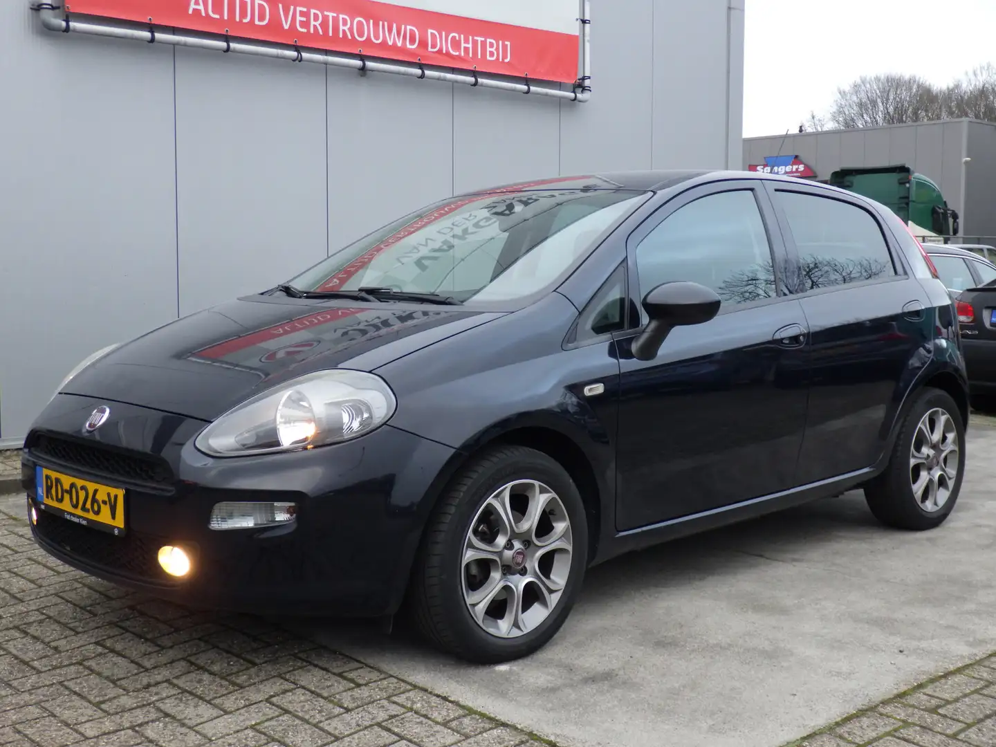 Fiat Punto Evo 0.9 TwinAir Sempre, Cruise, Carplay, NL/NAP! Blauw - 2